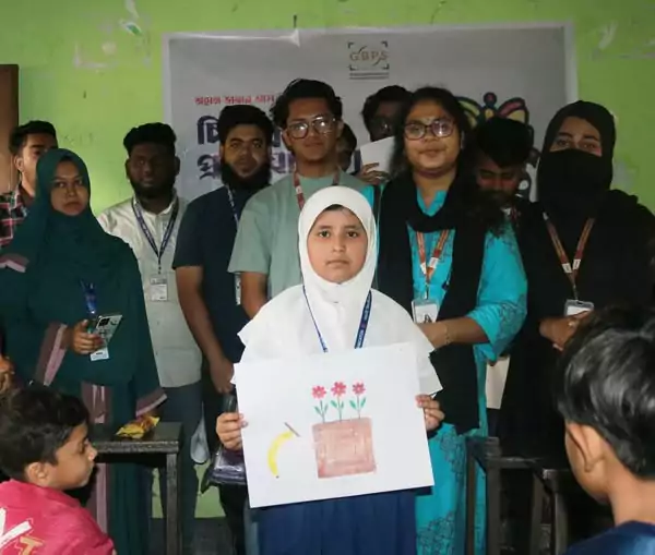 Prize Distribution for Art Competition Organized by GBPS on Language Month